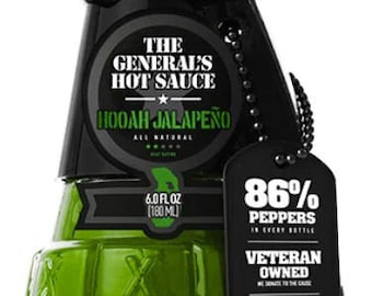 HOT Sauce - HOOAH JALAPENO - The General's Hot Sauce