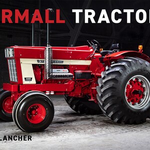 NEW McCORMICK FARMALL /"M/" RURAL MAILBOX WITH TRACTOR TOPPER RMB-M