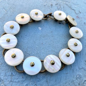 Vintage Button Station Bracelet BSB917