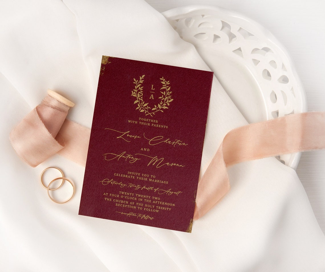 Blush styled wedding mockup with ribbon and greenery