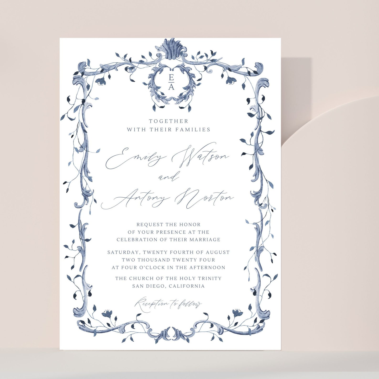 Vintage Rococo Foliage Ornate Border Clipart. French Styled Frames With ...