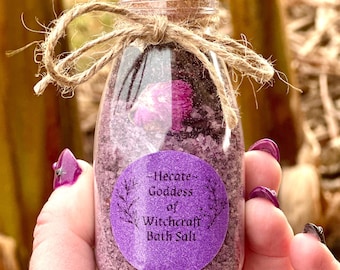 Hecate Witchcraft Bath Salt: Tension Relief, Energy Cleanse