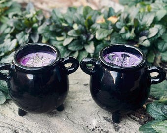 Positive energy cauldron candle