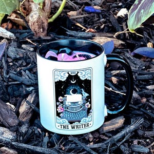 The Writer Tarot Karte (Neubeginn-Kerze)