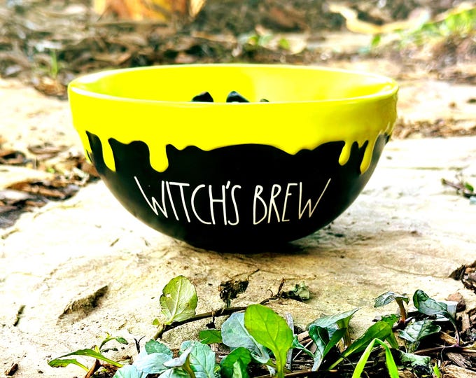 Witch's Brew three wick candle bowl