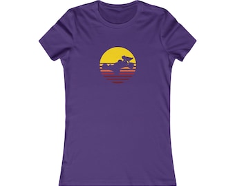 OnlyRCs - Women's Sunset Fade Buggy Silhouette Tee - Series 1