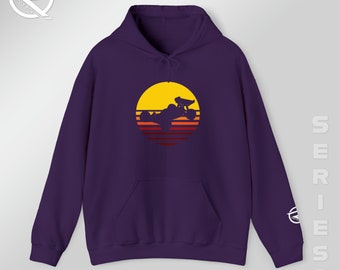 OnlyRCs - Sunset Fade Buggy Silhouette Unisex Heavy Blend™ Hooded Sweatshirt - Series 1