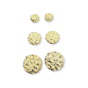 White gold nugget earrings shop
