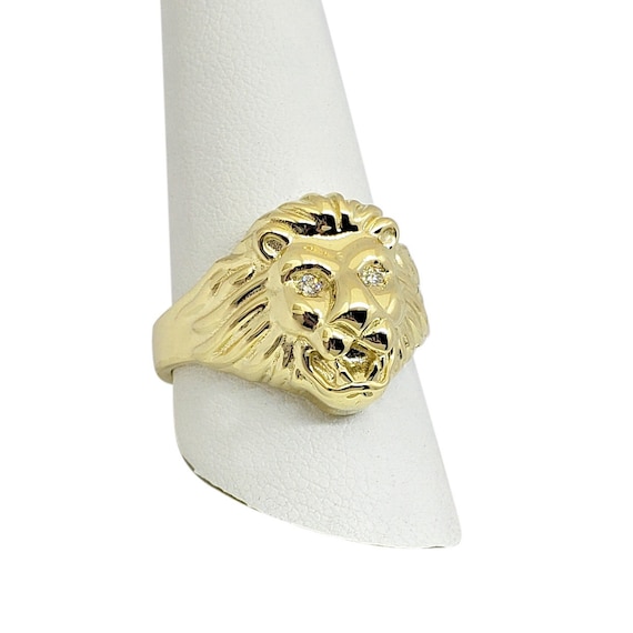 Anello versace uomo leone outlet