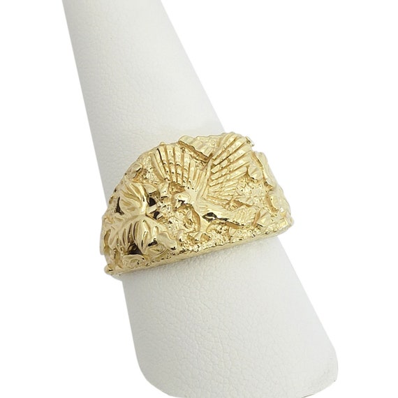 Unternehmensteam Jahresfeier Gedenken Belohnungsgeschenk 10-K-Gold-Ring  Name Totemplan Anpassung | Seidayee Jewelry