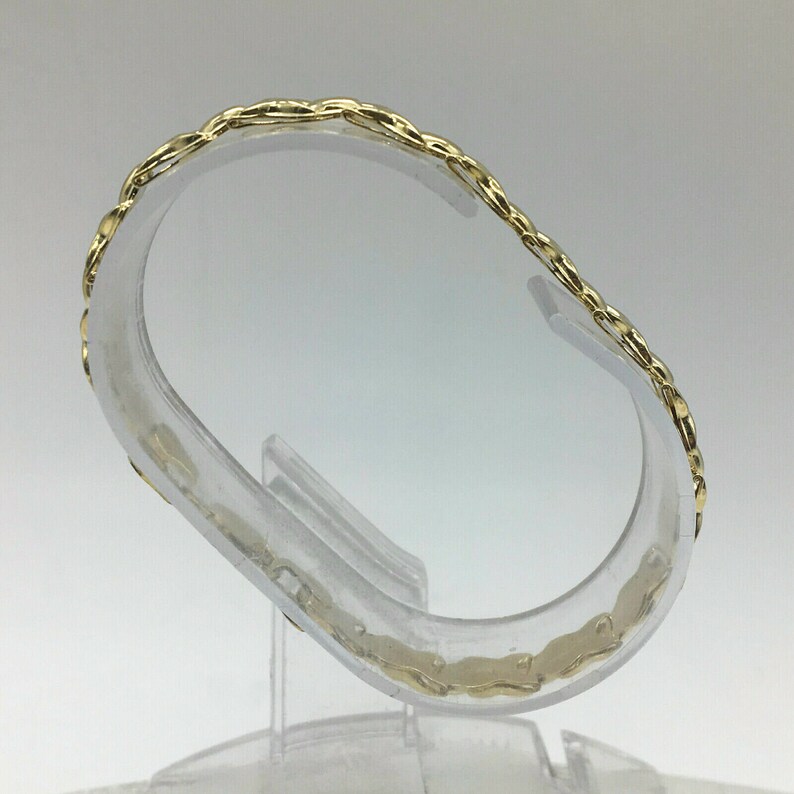 14K Yellow Gold XO Bracelet 6.75 5.7mm 6.2 grams Etsy