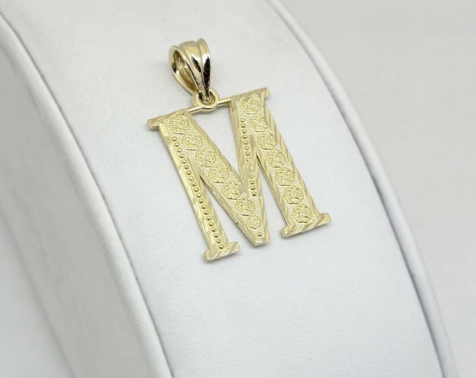 10K Gold Initial M Charm 10K Gold Initial M Charm