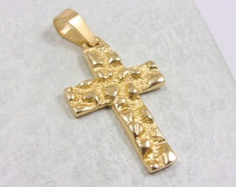 Gold Nugget Pendant - Etsy
