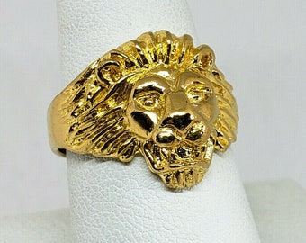 Lion 24k Gold - Etsy