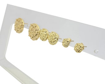 Orecchini A Perno Oro 9kt Con Zirconia Cubica 3mm – Classici E Lucenti Per Ogni Giorno