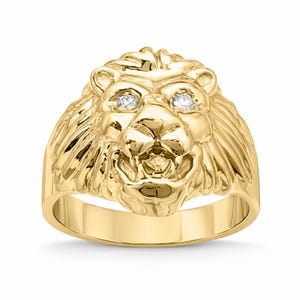 Lion Ring Gold - Etsy