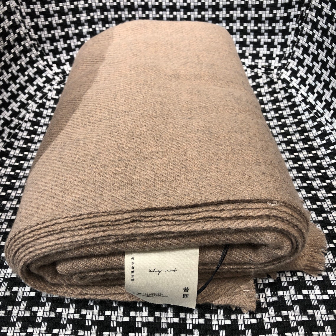 NEPAL Cashmere Blanket Extra Light And Soft Cinnamon Etsy