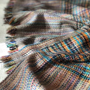 IKAT Extra Thick Pashmina Shawl with Check Designs