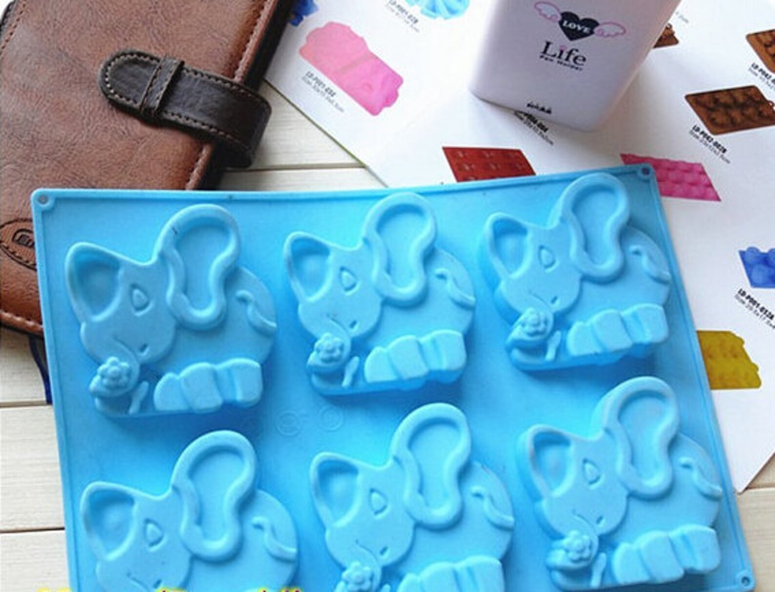 6elephant Cake Mold Soap Mold Silicone Mold Biscuit Mold Etsy