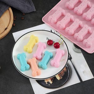 Dog Bone Pet Cake Mold Soap Mold Silicone Mold Soap Mould Biscuit Mold
