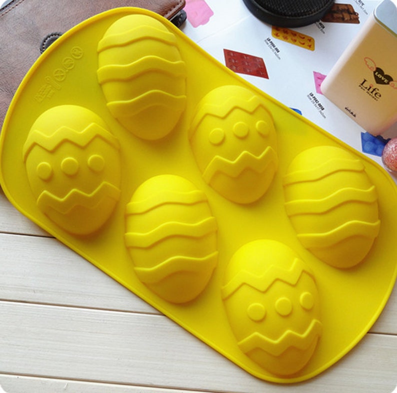 6easter Egg Soap Mold Cake Mold Silicone Mold Soap Mould Etsy