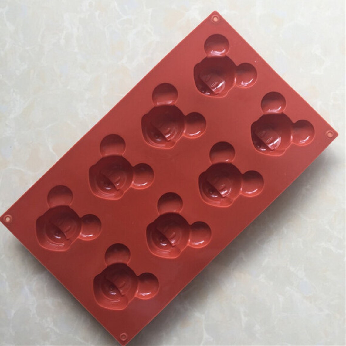 Mini Mickey Mouse Chocolate Mold Soap Cake Mold Silicone Epoxy Etsy
