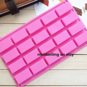 20-Oblong Bar Cylinder Chocolate Mold Cake Mold Soap Mold Silicone Mold Soap Mould Biscuit Mold Baking Tool