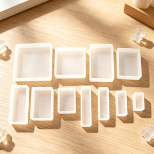 Mini Oblong Bar Toast Mold Cake Mold Soap Mold Silicone Mold Soap Mould Biscuit Mold Baking Tool DIY Bakeware