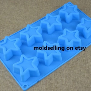Star Chocolate Mold Soap Cake Mold Silicone Epoxy mold Ice Tray Biscuit Baking Tool DIY Bakeware Polymer Clay Resin Fimo
