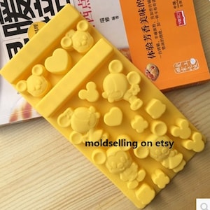 Mickey  Fondant Chocolate Mold Soap Mold Cake Mold Silicone Mold Soap Mould Biscuit Mold Baking Tool DIY Bakeware