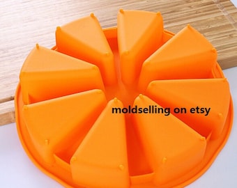 8-cavity Triangle Chocolate Mold Soap Cake Mold Silicone Epoxy mold Ice Tray Biscuit Baking Tool DIY Bakeware Polymer Clay