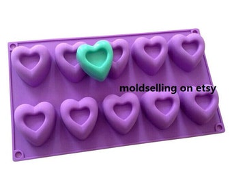 Heart Cake Mold Soap Mold Silicone Mold Soap Mould Biscuit Mold Baking Tool