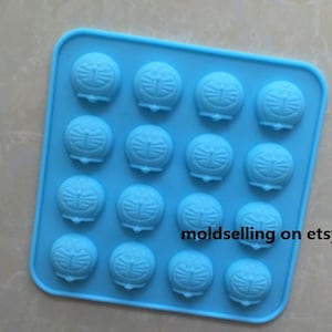 Cake Mold Doraemon Soap Mold Silicone Mold Biscuit Mold Baking Tool Fondant Mold Resin Fimo Mold Jelly Mold