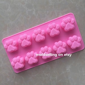Footprint Chocolate Mold Soap Cake Mold Silicone Epoxy mold Ice Tray Biscuit Baking Tool DIY Bakeware Polymer Clay Resin Fimo