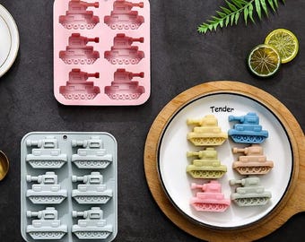 New arrival Tank car Chocolate mousse Cake Mold Soap Mold Silicone Mold Biscuit Mold Baking Tool Fondant Mold Resin Fimo Mold Jelly Mold
