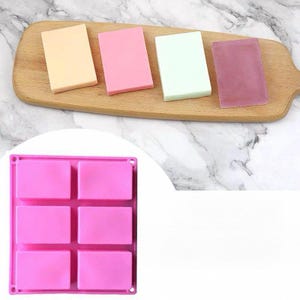 Oblong Rectangle Cake Mold Soap Mold Silicone Mold Soap Mould Biscuit Mold Baking Tool