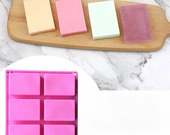 Oblong Rectangle Cake Mold Soap Mold Silicone Mold Soap Mould Biscuit Mold Baking Tool