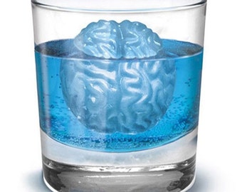4-Brain Ice Mold  Ice Tray Flexible Silicone Mold DIY Mold  Jewelry Mold Icing Mold Polymer Clay Resin Mold