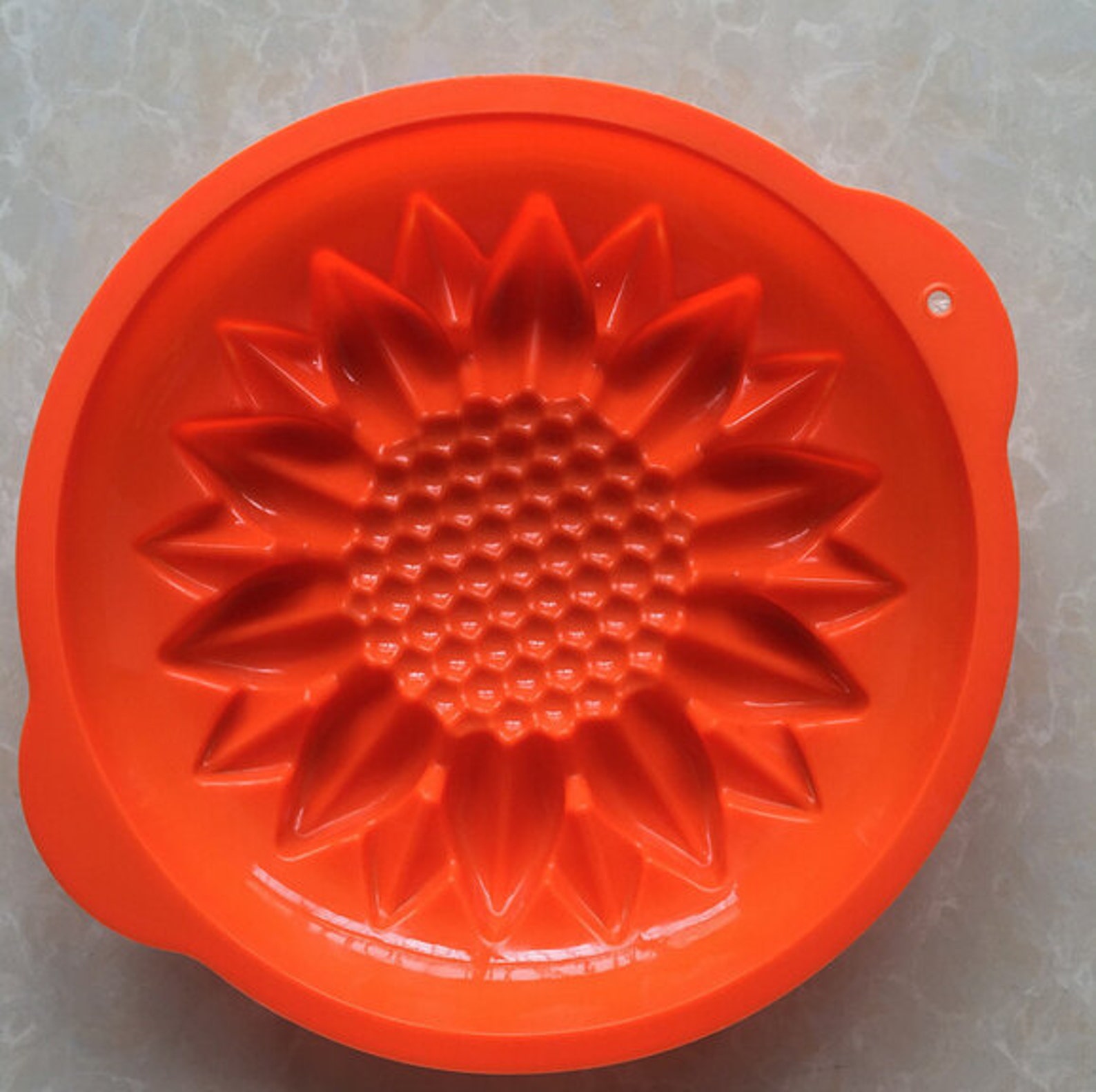 Big Sunflower Cake Pan Chocolate Mold Soap Cake Mold Silicone Etsy
