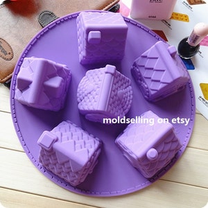 Villa House Cake Mold Soap Mold Silicone Mold Soap Mould Biscuit Mold Baking Tool DIY Bakeware