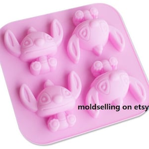 Puntada de chocolate molde jabón pastel molde silicona epoxi molde bandeja de hielo galleta herramienta para hornear DIY utensilios para hornear resina de arcilla polimérica Fimo