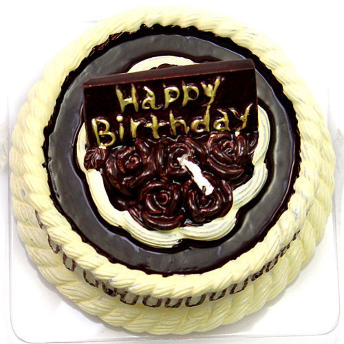 Happy Birthday Cake Candle Mold Rose Soap Mold Silicone Mold Etsy