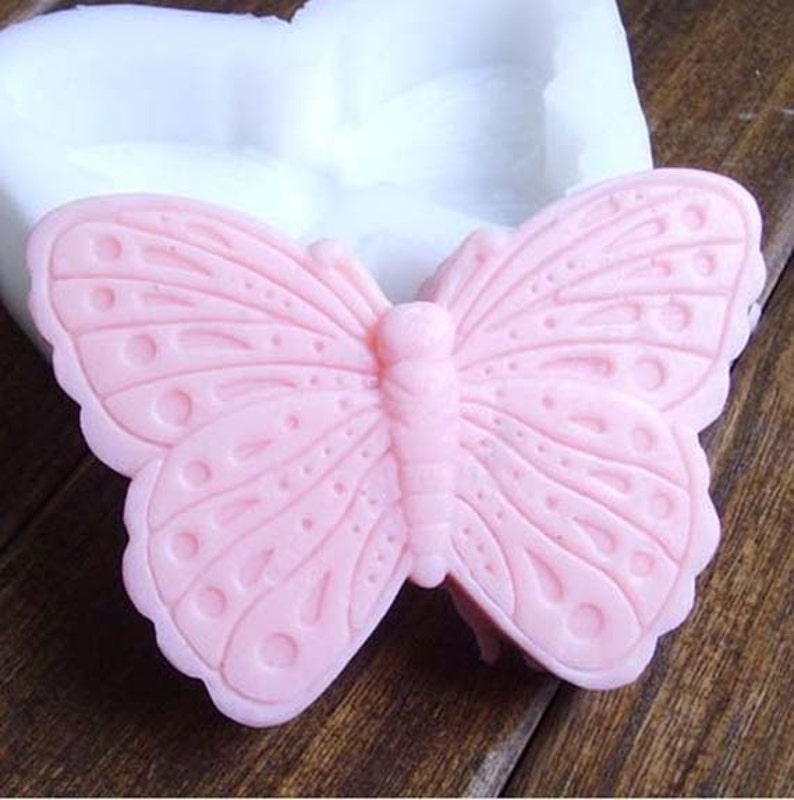 Butterfly Soap Mold Flexible Silicone Mold Candy Chocolate Etsy