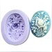 1-cavity Flower Floral Resin Mold Fondant Mold Flexible Silicone Mould  Resin mold Polymer Clay mold F0197 