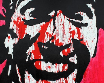 Evil Dead: Ash (Bruce Campbell) - Original Pop Art Painting By Babes Kopp - Movie Portrait