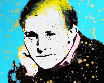 Life Goes On: Corky Thatcher (Chris Burke) - Original Pop Art Painting By Babes Kopp - TV Show Portrait