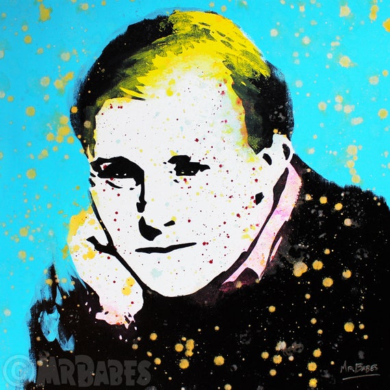 Mrbabes Life Goes On Corky Thatcher Chris Burke Original Pop Art Painting Tv Show Portrait