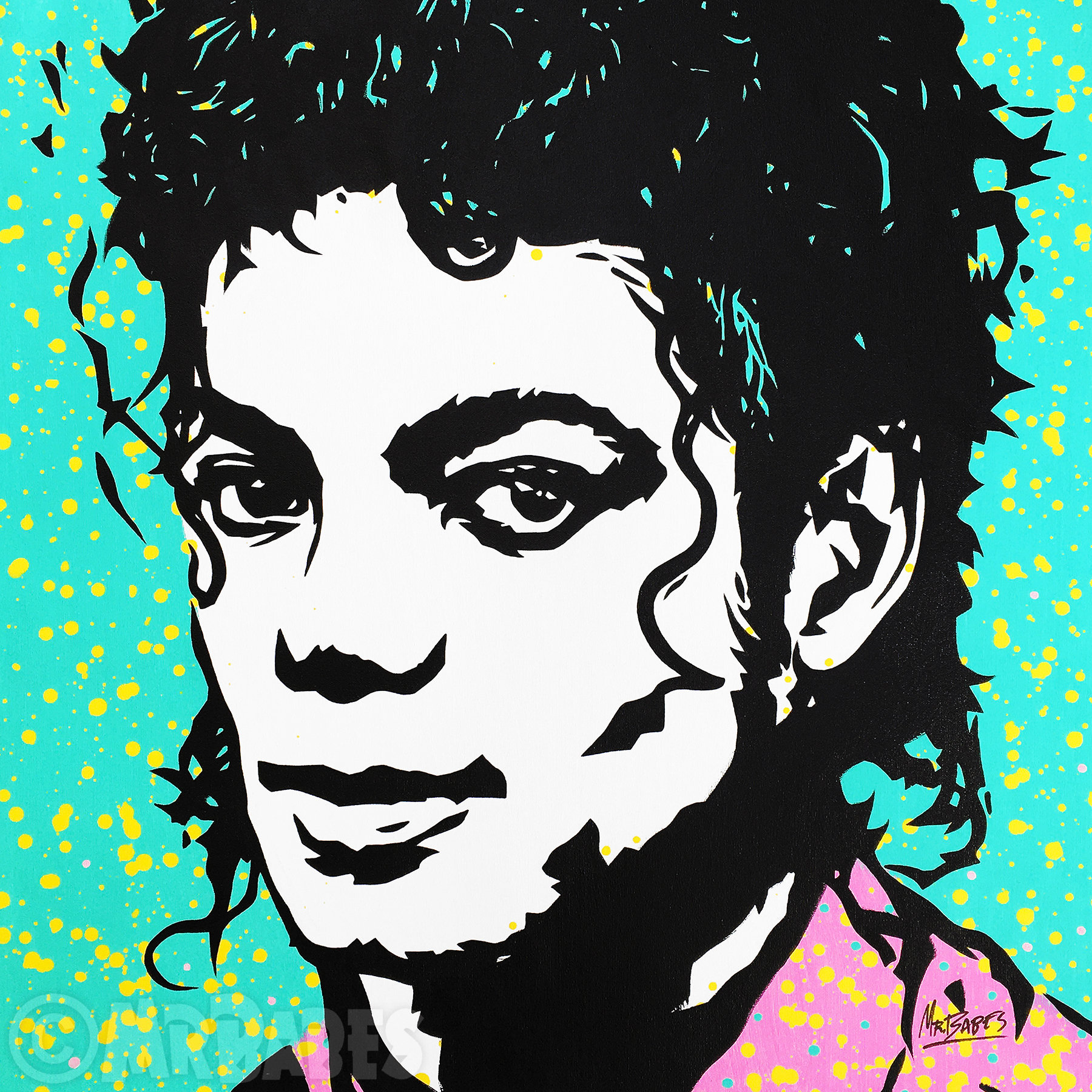 Michael Jackson - Original Pop Art Painting by Babes Kopp - Music