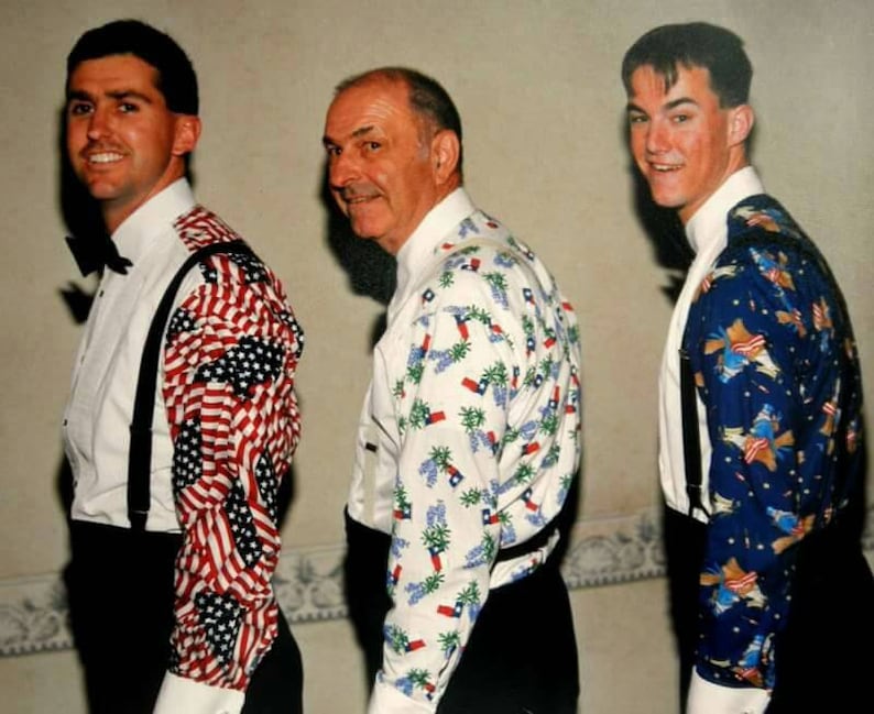 USAF Party Shirt--Shop supplies the fabric AND the shirt