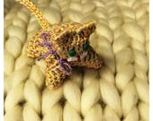 Kat minnaar cadeau, hand gebreide gevulde pluche dieren kat, speelgoed voor peuter, handgemaakte amigurumi kat, verjaardagscadeau, ECO speelgoed dierenpop